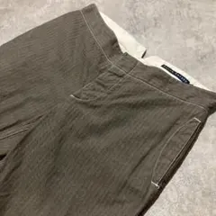 【RALPH LAUREN】ラルフローレン コットン ストライプストレートパンツ