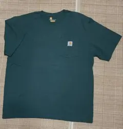 美品Carhartt ダークグリーン Tシャツ オリジナルフィット　L