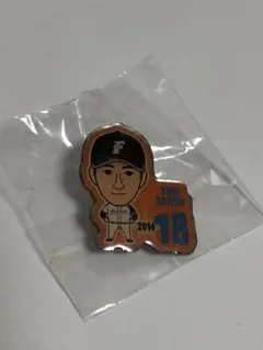 北海道日本ハムファイターズ 斎藤佑樹 2014年 ピンバッジ