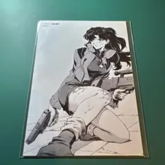 エヴァンゲリオン 貞本義行 ミサト　ブロマイド　オンラインくじ　D-5