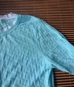 希少】HERMES エルメス シルク100% シャツ 雪の結晶スノーフレーク柄