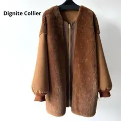 ♦︎新品♦︎Dignite Collier♦︎フェイクムートン 2wayコート♦︎