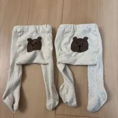 babyGap ベビータイツ 0-12m クマ刺繍