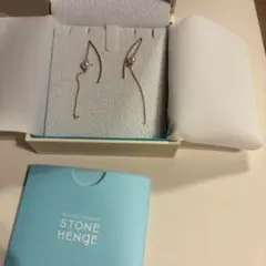 STONE HENGE パール付きゴールドピアス - メルカリ