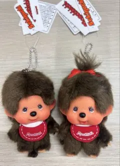新品未使用　顔でか モンチッチ キーホルダー 男の子　女の子　セット