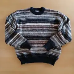 レトロ、古着、ZEFY WALES メンズニットセーターＬY