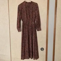 Green Label Relaxing柄物ワンピース　美品　お買得品