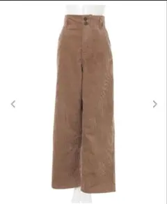 INGNIコーデュロイ ワイドパンツ