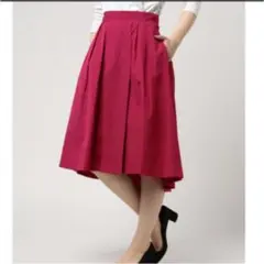 URBAN RESEARCH ROSSO ランダムタックフレアースカート