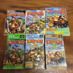 スーパーファミコン スーパードンキーコング 1, 2, 3