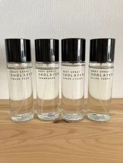 SHOLAYERED ボディスプレー100ml 人気香り4本セット シャンパン他