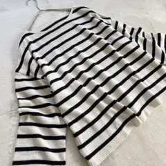 極美品＊JUSGLITTY ボーダーパーカー スリット - メルカリ