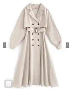 【新品未使用 タグ付き】 ベルト付き3wayトレンチコート トレンチコート