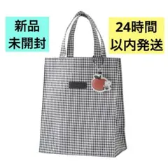 新品未使用未開封タグ付き　ファミリア　ギンガムチェック　トートバッグ②