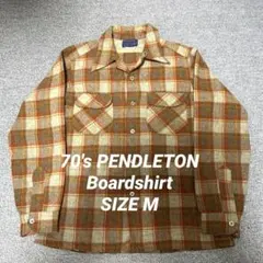 70's PENDLETON ボードシャツ ブラウン系