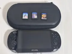 Sony PlayStation Vita 本体 ブラック【3カセット付き】
