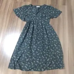 アースミュージックアンドエコロジー 花柄 ワンピース