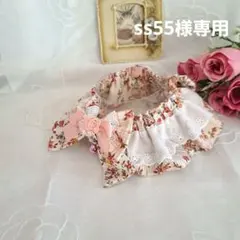 ss55様専用、幅広シュシュ(カントリーパッチワークピンク)わんちゃん猫ちゃん用