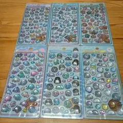 【正規品】新作　水族館　ボンボンドロップシール ６枚セット　クーリア　全種類