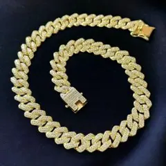 菱形 喜平ネックレス 45cm 幅14mm 喜平チェーン ゴールド ブリンブリン