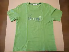 Crocodile 半袖Tシャツ グリーン ロゴプリントのサムネイル