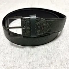 LACOSTE ラコステ　レザーベルト　グリーン
