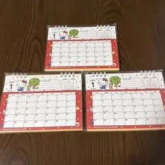 ハローキティ 卓上カレンダー 2026年