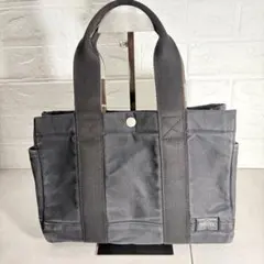 PORTER トートバッグ キャンバス 黒 サイドポケットあり 廃盤 吉田カバン