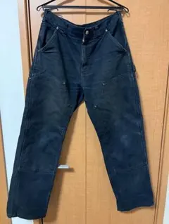 Carharttダブルニー ブラック　32×30
