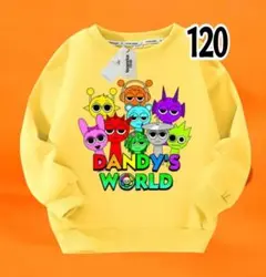 キッズ子供 トレーナー スプランキー 男の子女の子 イエロー 120