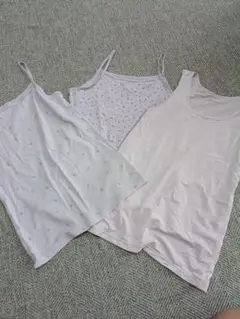 ユニクロ　エアリズム肌着 キャミソール＆タンクトップ(130ccm) 3枚セット