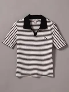 Calvin Klein ボーダー ポロシャツXSのサムネイル