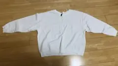 H&M DIVIDED クルーネック スウェット ホワイト L