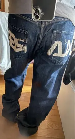 XLARGE ダークブルーデニムパンツ