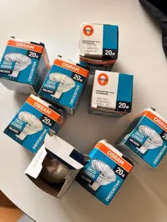 OSRAM HALOSTAR 20w ハロゲン電球 3個セット - メルカリ