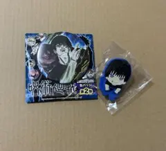 呪術廻戦　懐玉玉折　のっかりラバークリップ　缶バッジ　伏黒甚爾