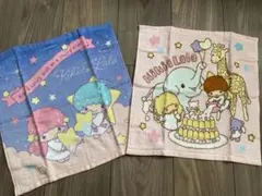 キキララ　ハンドタオル　2枚セット