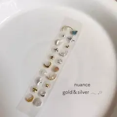 耳ツボジュエリー 耳つぼ ニュアンス 天然石 パール サンリオ 月 星 ゴールド