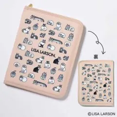 GLOW2025.9.付録リサ・ラーソン スケッチねこたちの整理上手な便利ポーチ