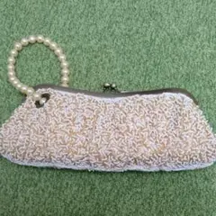 【未使用】2way ビーズパーティーバッグ 結婚式