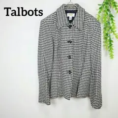 【Talbots】 タルボット 千鳥格子 ジャケット ヴィンテージ 白 黒のサムネイル