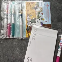 スヌーピー ボールペンセット 5個セット ポストカード付き