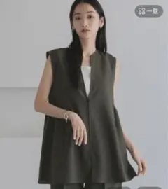 新品未使用LOWRYSFARM ホップサックベスト チャコールグレー