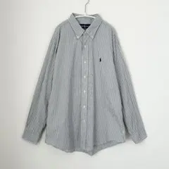 Ralph Lauren ラルフローレン ストライプ ボタンダウンシャツ メンズ