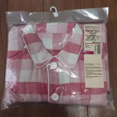 無印　チェック柄パジャマ 110-125cm