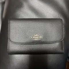 COACH ブラック レザー 長財布