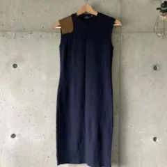POLO RALPH LAUREN ネイビー ノースリーブワンピース XS