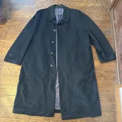 L&B. HOMME カシミヤ100% ステンカラーコート 4L
