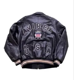 未使用 AVIREX NYC STADIUM JACKET NAVY - メルカリ