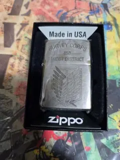進撃の巨人 リヴァイ zippo 調査兵団　特典クロス　特典のみ 進撃の巨人 リヴァイ zippo 調査兵団 特典クロス 特典のみ 【公式通販】